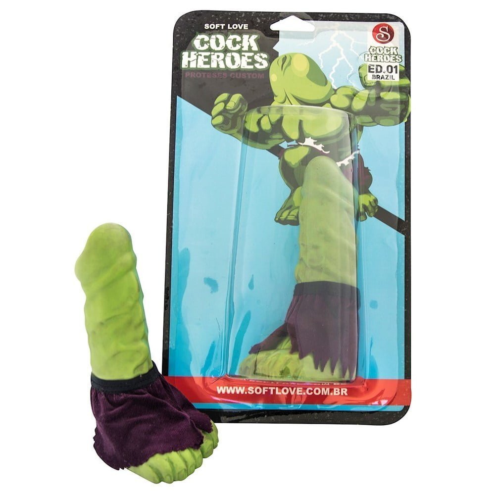 Hulk Prótese Cock Heroes - Imagem 2