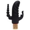 Vibrador escalonado com dois plugs